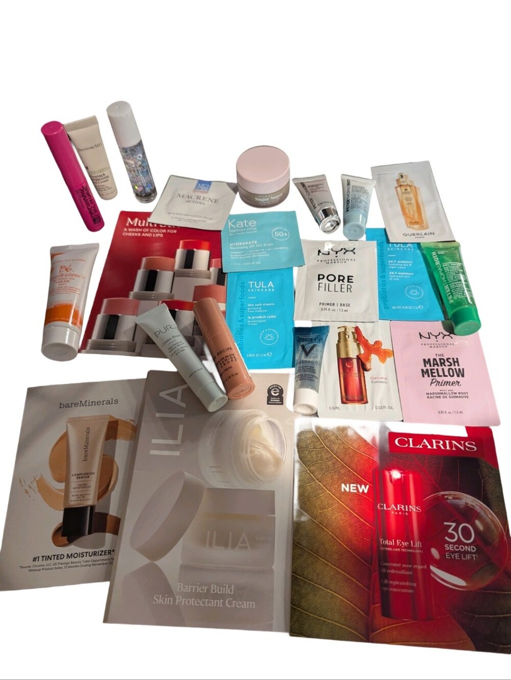 Lot ILIA, Guerlain, bb hair, Kate Somerville, NYX...